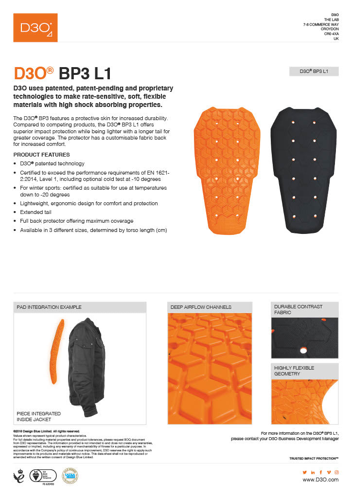 Demon Flexforce X V6 D3O/ XRD Women's Impact Top