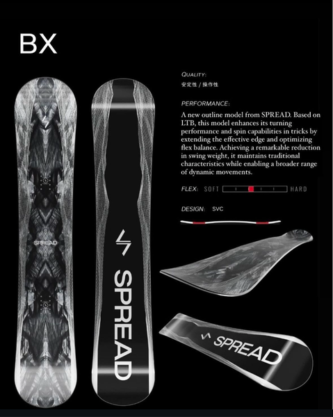 SPREAD BX スノーボード 23-24モデル　150 SPREAD BX スノーボード 23-24モデル 150 SPREAD Men BX 23-24